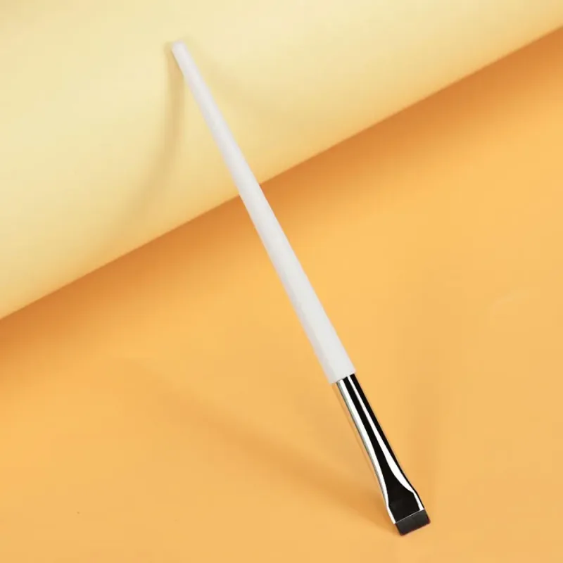 Up Tool Oblique Cosmetics Brush Beauty Blade Makeup Borstar Liner Brow Brush Vinklad Fin Eyeliner Borstar Platt ögonbrynsborste — image 14