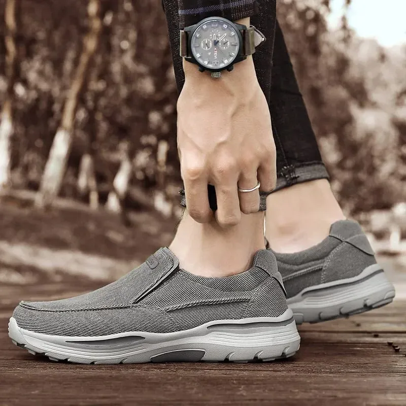 Men's Lightweight Canvas Loafers for Outdoor Hiking Camping Casual Sports Running Jogging Shoes Size 39-48 — image 4