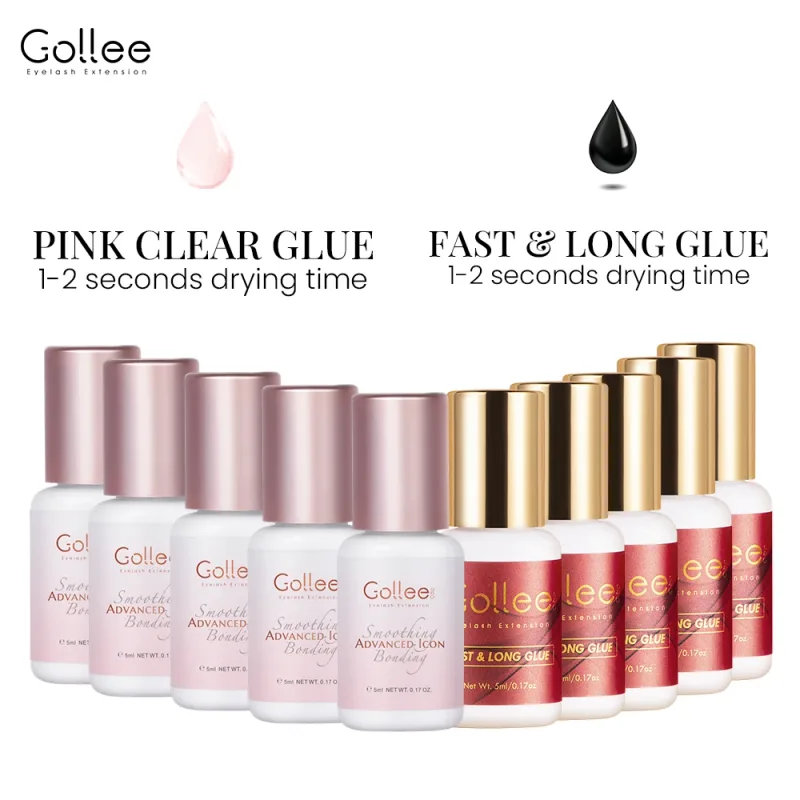 Gollee 0.5-1s Fast Dry Glue for Eyelash Extension Hypoallergenic Lash Extension Glue for Professional Artists Eyelashes Supplies — image 13