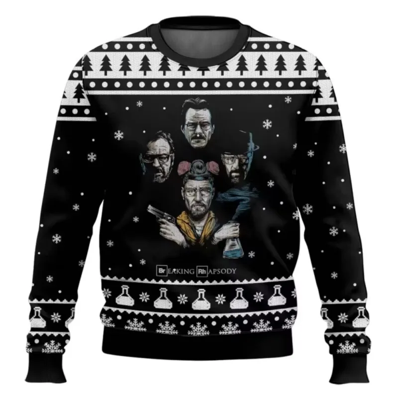Let Him Cook Breaking Bad Movie 2026 New Christmas Happy Fashion Cartoon Men and Women Street Hip Hop Couple Sweatshirt — image 6