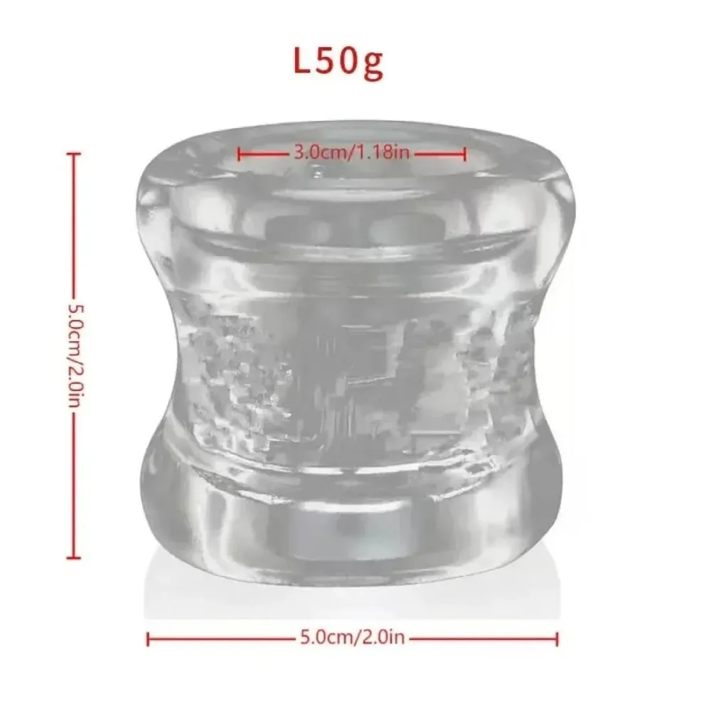 Stretcher Penis Rings Enlarger Erection Silicone Sleeves For Penis Enlargement Extender Testis Restraints Penis Rings Sex Toys — image 6