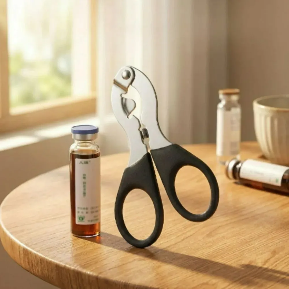 1PCS Explosion-proof Portable Oral Liquid Opener Multifunctional Aluminum Medicine Vial Cap Remover & Cutter