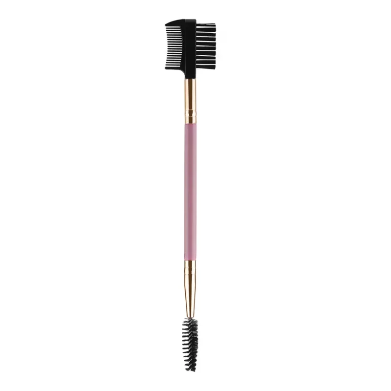 3Pcs Double-Ended Eyebrow Eyelash Brush Set na may 3 Iba't ibang Spoolie Brushes Makeup Grooming Tool