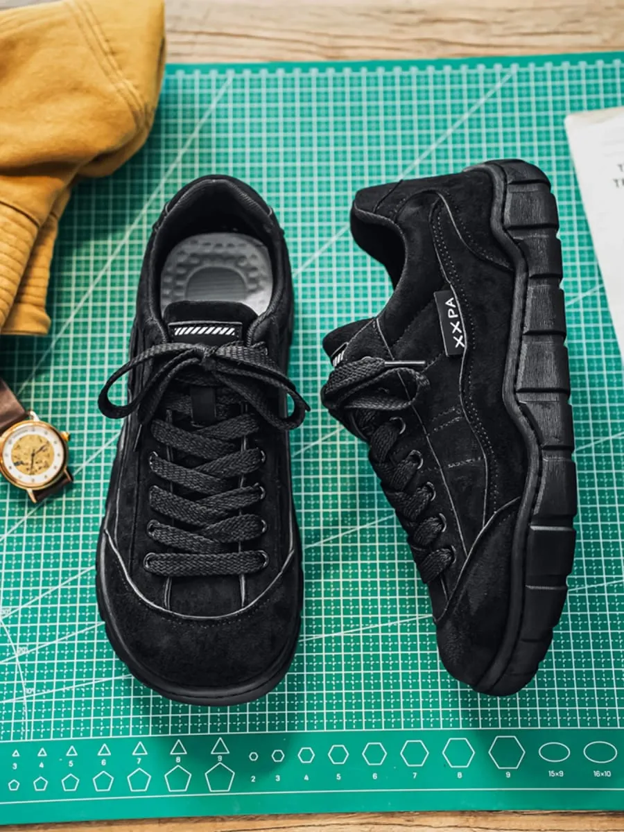 Men's Shoes Autumn New Retro Casual Sports Sneakers Non-Slip Soft Sole Wide-Toe Trendy Shoes