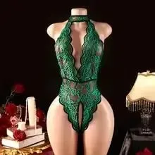 Summer Hot See Through One-piece Underwear Sexy Hollow Sleeveless Tank Tops Bodysuit Crotchless Backless Playsuit Vest For Women — image 12