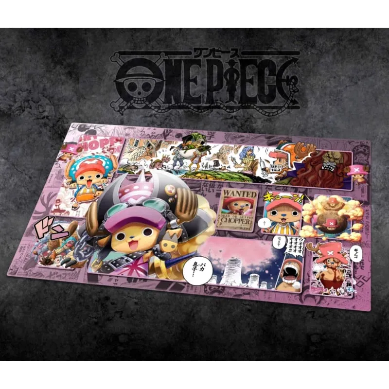 60*35cm Anime One Piece OPCG GAME Card Siri Komik PlayMat Empat Maharaja Baharu Mengajar Shankusu Buggy Luffy Mainan Koleksi Helikopter — image 6