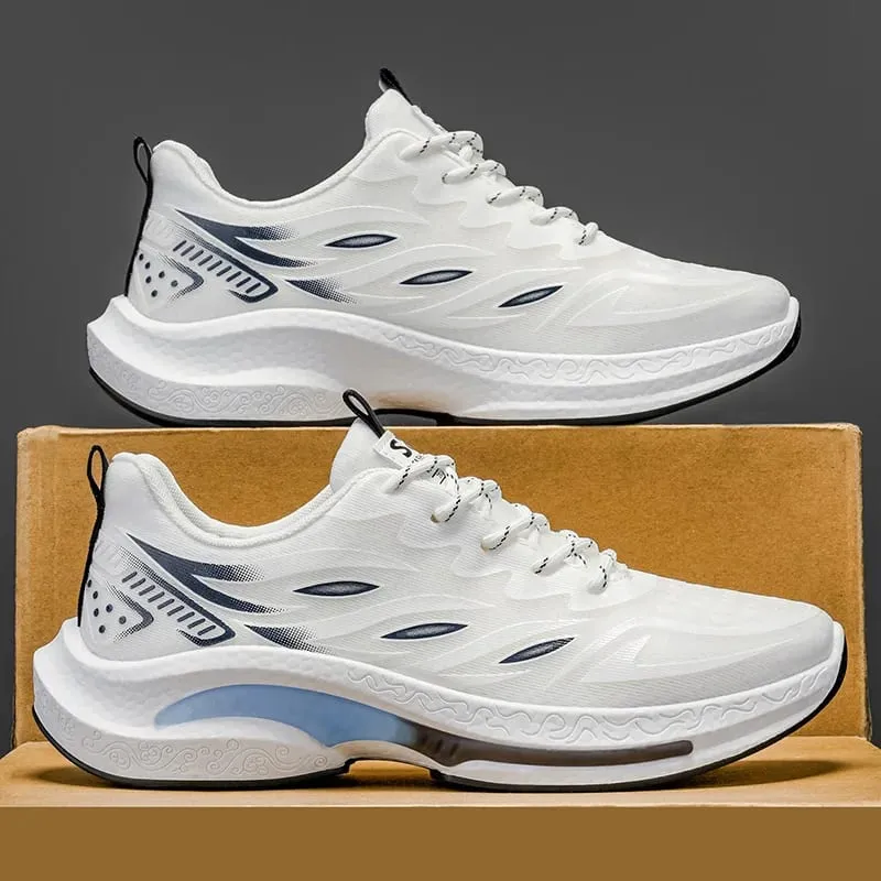 New Men's Mesh Breathable Casual Sneakers Soft Sole Non Slip Comfortable Outdoor Running Shoes Lightweight Men's Sports Shoes — image 8