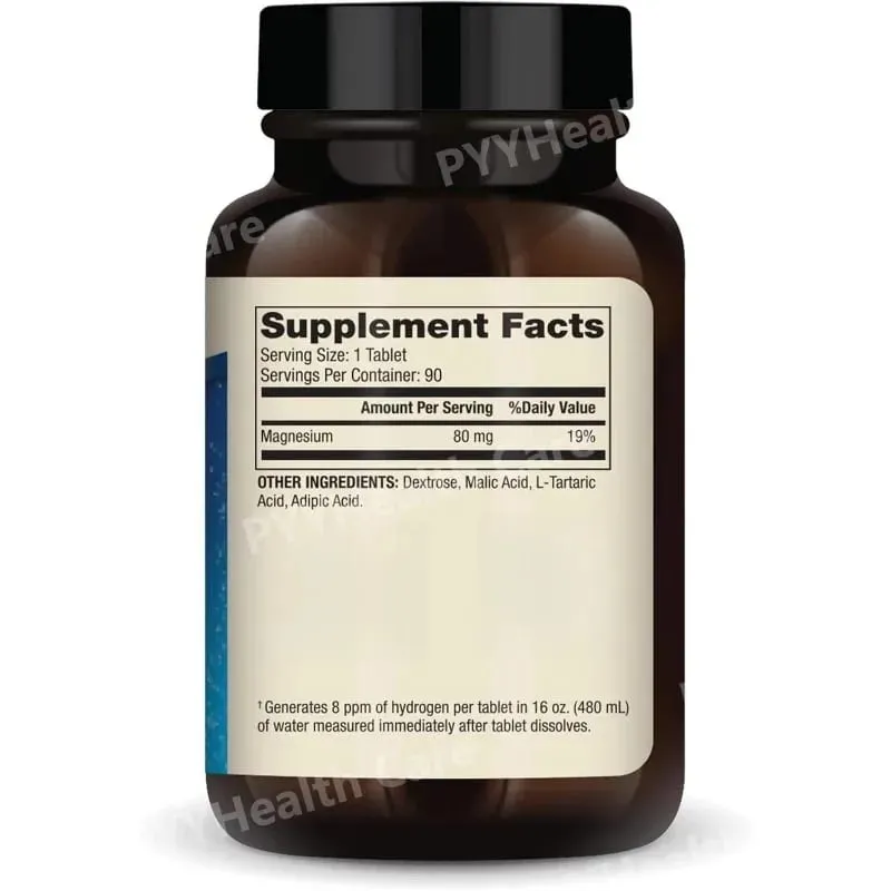 H2 Molecular Hydrogen - Supports Healthy Aging Cellular Energy & Brain Health - with Elemental Magnesium 90 Tablets GMO Free — image 6