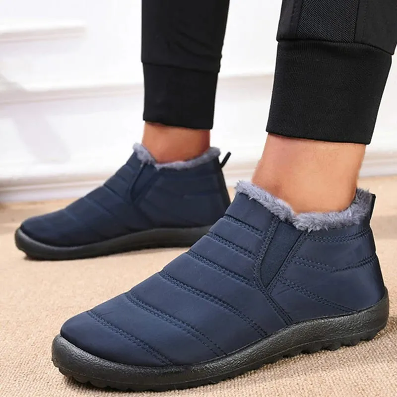 Shoes Waterproof Winter Men Sneakers Fashion Men's Casual Shoes Breathable Soft Classic Sneakers Man Slip On Ankle Shoes Male — image 5