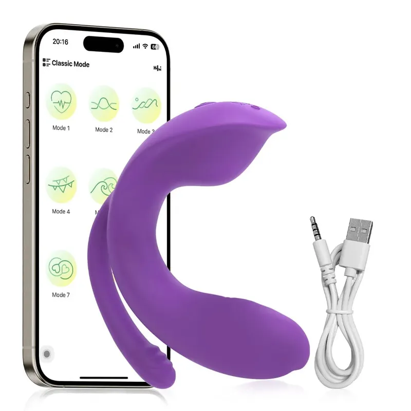 APP Control Vibrator Dildo for Women Clitoris Stimulator G-Spot Vagina Massager Butt Plug Female Sex Toy Adult Sex Supplies — image 8