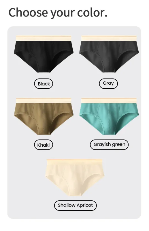 Men's pure cotton breathable and comfortable triangular underpants, mid-waist, skin-friendly and soft, teenagers' underpants 3256810188437944 — image 21