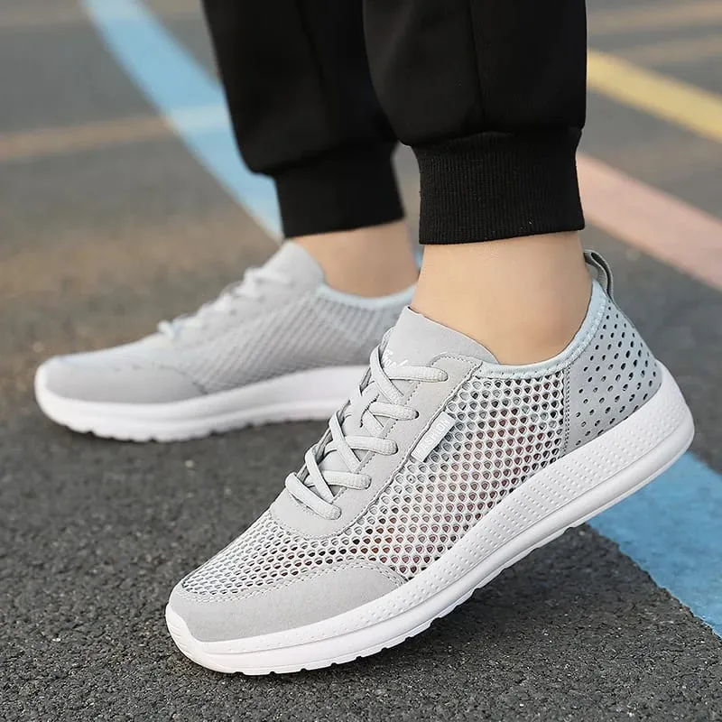 Fashion Men's Sneakers Lightweight Breathable Air Mesh Casual Running Shoes Non Slip Comfortable Slip on Sneakers for Men Tenis — image 7