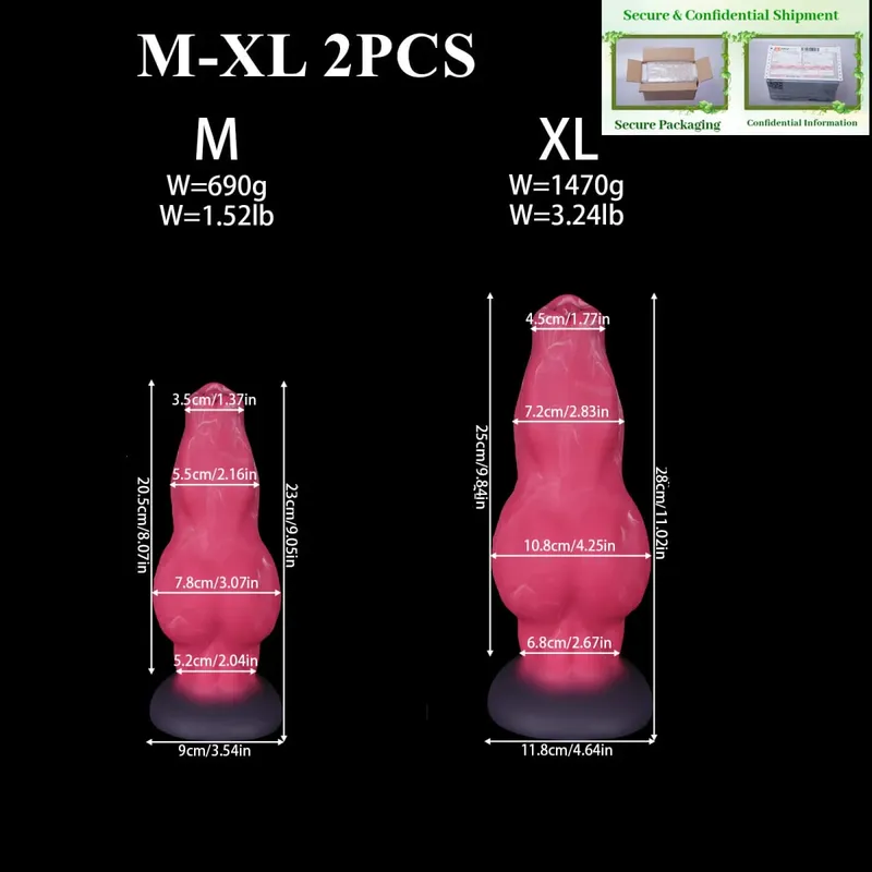 5size Giant Dildo Soft Silicone anal plug big ass xxxxl butt plug Dog Eggs Dick dildo sex toys for man women adults 18 plus bdsm