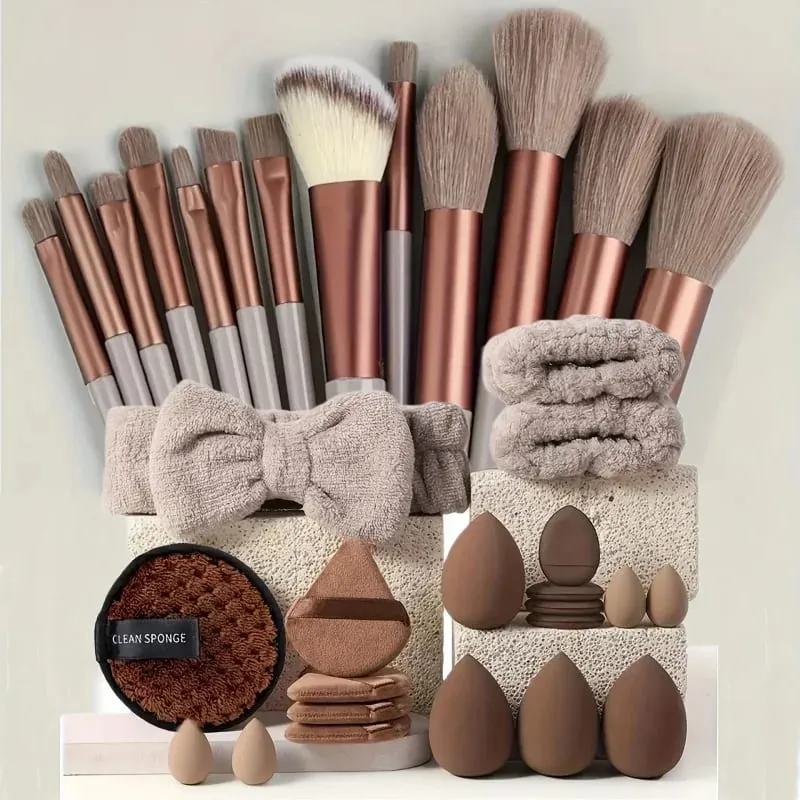 33 db-os beauty set sminkkészlet nagy és kis szépségszivacsok a hibátlan sminkfelvitelhez és a smink eltávolításához teljes készlet — image 10