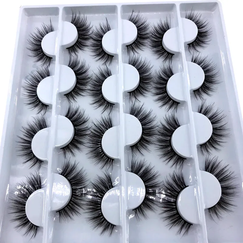 12 pairs of Multipack 3D mink false eyelashes handmade soft and fluffy natural eye makeup tool — image 6