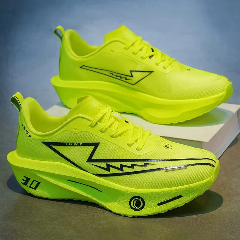 Men Marathon Running Shoes Carbon Plate Training Race Sports Outdoor Breathable Lightweight Women Comfortable Athletic Sneakers — image 6