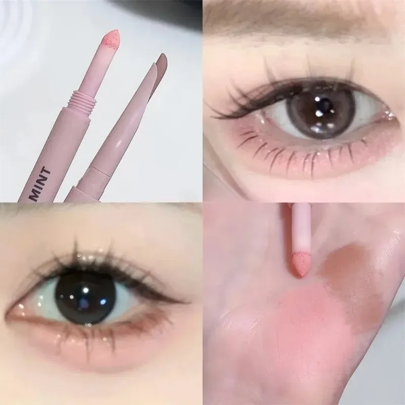 Double-end Lying Silkworm Eyeliner Shadow Highlight Glitter Matte Aegyosal Pen Natural Long Lasting Brightening Cream Eye Makeup