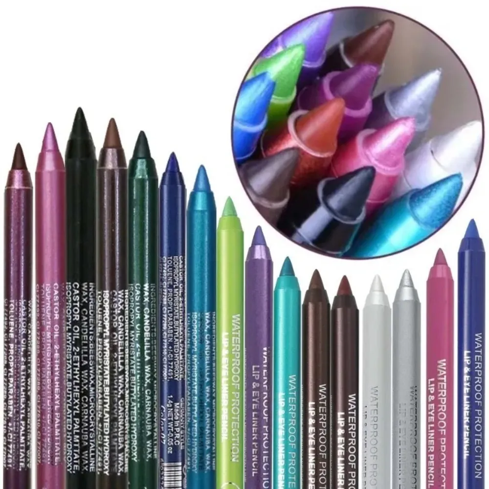 Matita per eyeliner perlescente a 17 colori, colorata, impermeabile, a lunga durata, opaca, liscia, facile da indossare, ombretto, penna per eyeliner, trucco per gli occhi — image 6