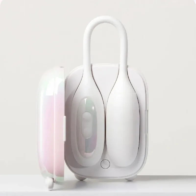 Alarm Clock Shape Creative Sucking Vibrator Clitoral Stimulator with Licking Tongue for Women Adult Sex Toy