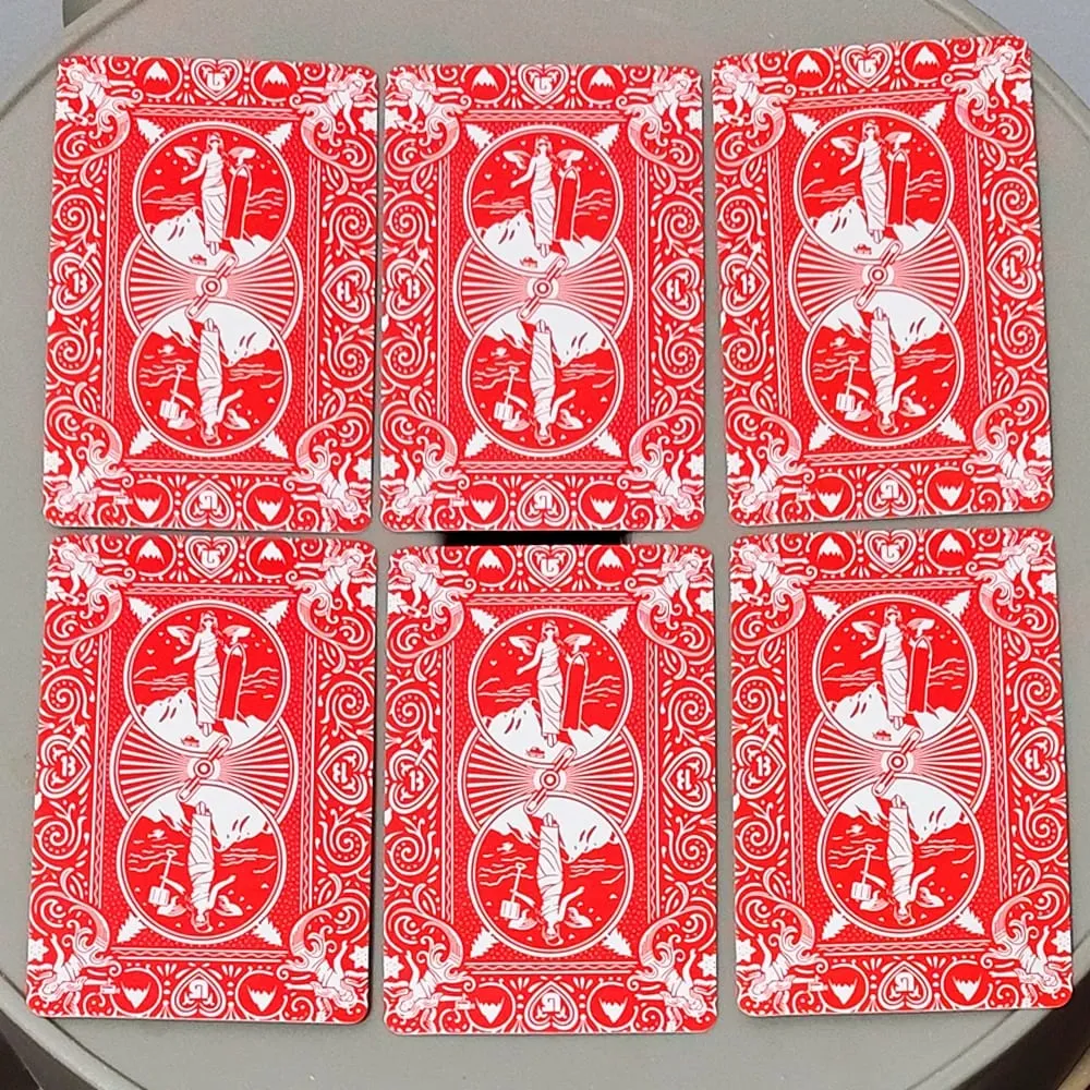TheNew York Lenormand Deck – Historical 9*6cm 36-Card Divination Deck Vintage Style Cartomancy Cards Double-embossed