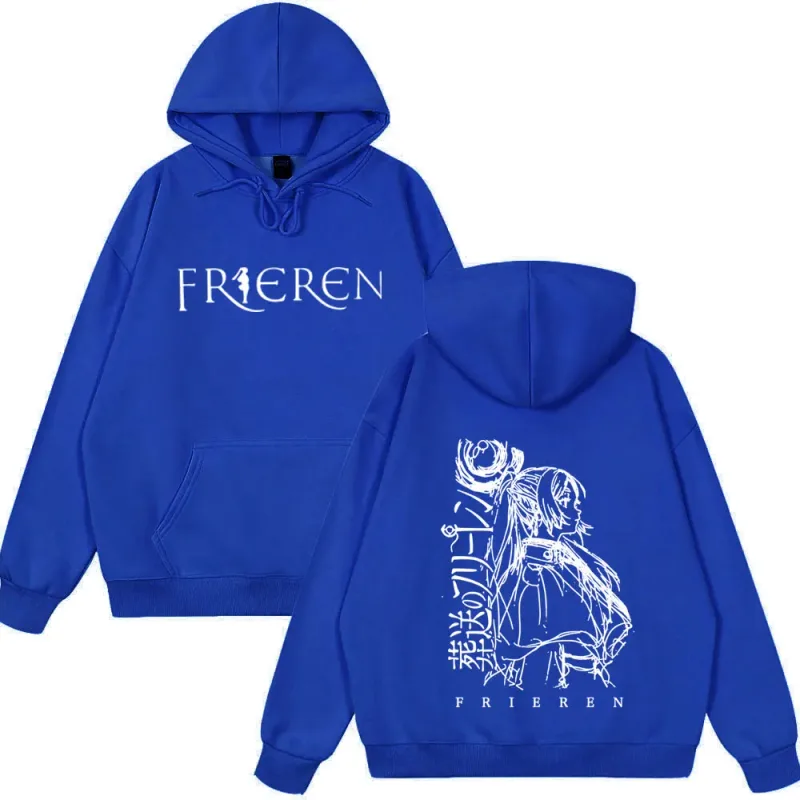 Anime Frieren: Beyond Journey's End Hoodies Men's Women Clothes Fashion Fleece Sweatshirts Winter Fashion Funny Style Clothing — image 9
