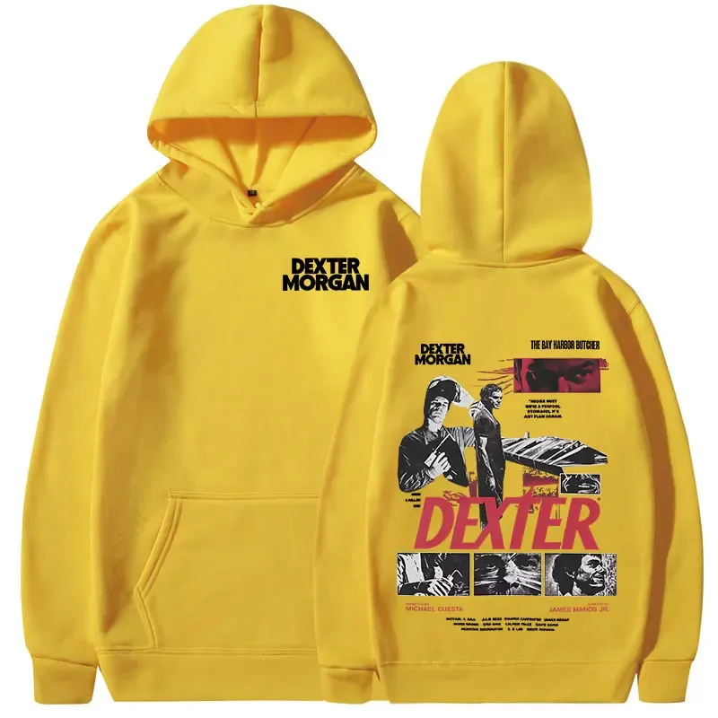 TV Play Dexter Morgan Graphic Hoodies Men's Women Clothing Casual Vintage Hooded Sweatshirts Fashion Gothic Oversized Pullovers — image 10