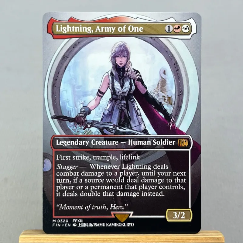 FIN HOLO14-Ⅰ01 Tcg Proxy Cards Vivi Ornitier Sephiroth Fabled SOLDIER Summon Bahamut Cloud Midgar Mercenary