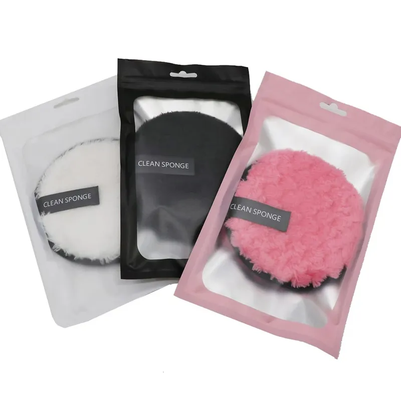 Washable Reusable Cloth Facial Cleansing Rounds Pads Makeup Removers Private Label Cleanser Sponge — image 4