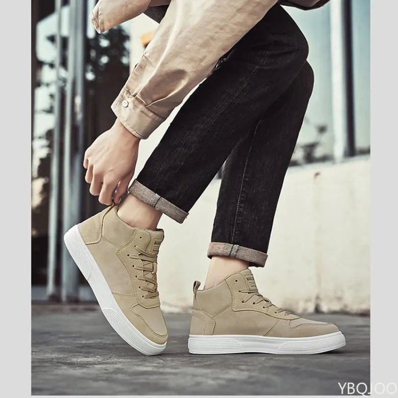 Spring summer new minimalist men's platform shoes fashionable versatile men's sneakers casual comfortable sports shoes — image 5