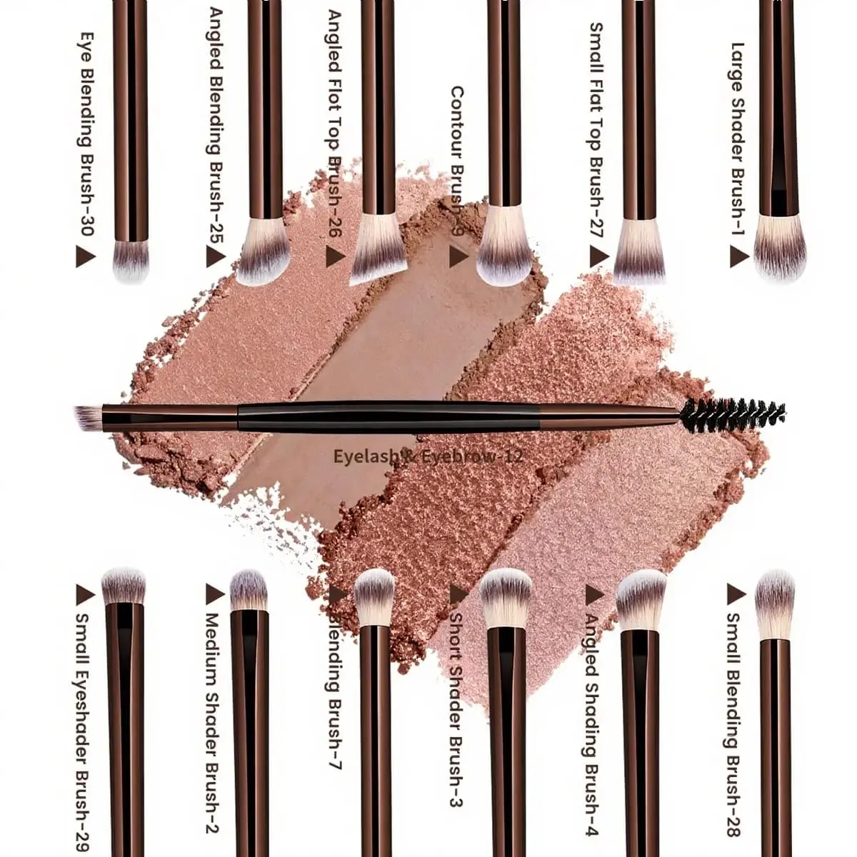 13 Pcs Makeup Brush Set Multi - Functional Eye Brushes Professional Makeup Tools Kit
