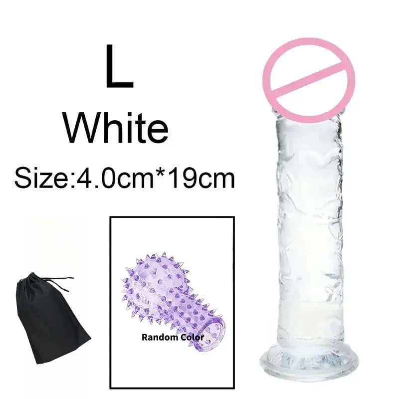 Super Cheap 6 Sizes Realistic Soft Jelly Dildo Butt Plug Anal Plugs Adult Sex Toy for Women and Men Vaginal and Anal Masturbator — image 11