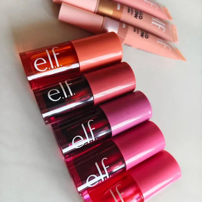 ホット ELF スキンケア製品プレメイクアップジェルジェルグリーンプライマー 75 ミリリットルナチュラル非脂っこい唇と頬デュアルユースリキッドパウダー頬紅 — image 6