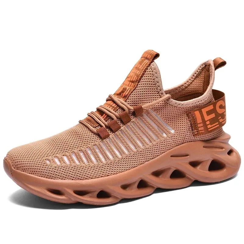 Mens Athletic Sneakers Lightweight Breathable Gym Shoes Non Slip Walking Shoes Comfortable Sports Shoes For Men Training