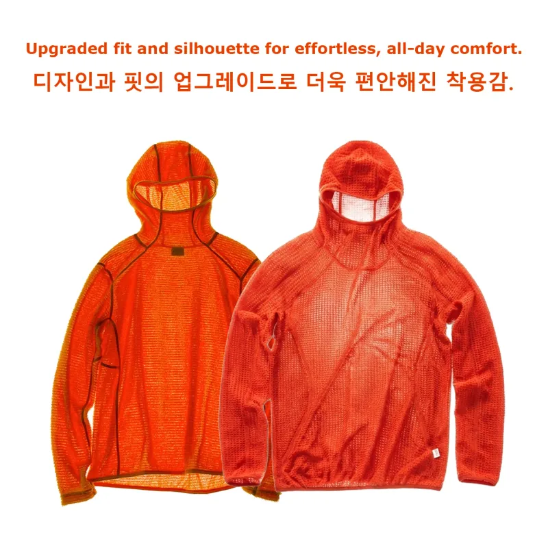 Thermolite® Lightweight Hooded T-Shirt Men's Long Sleeve Thermal Hoodie for Hiking Camping & Cycling Anti-Static & Anti-Pilling — image 8