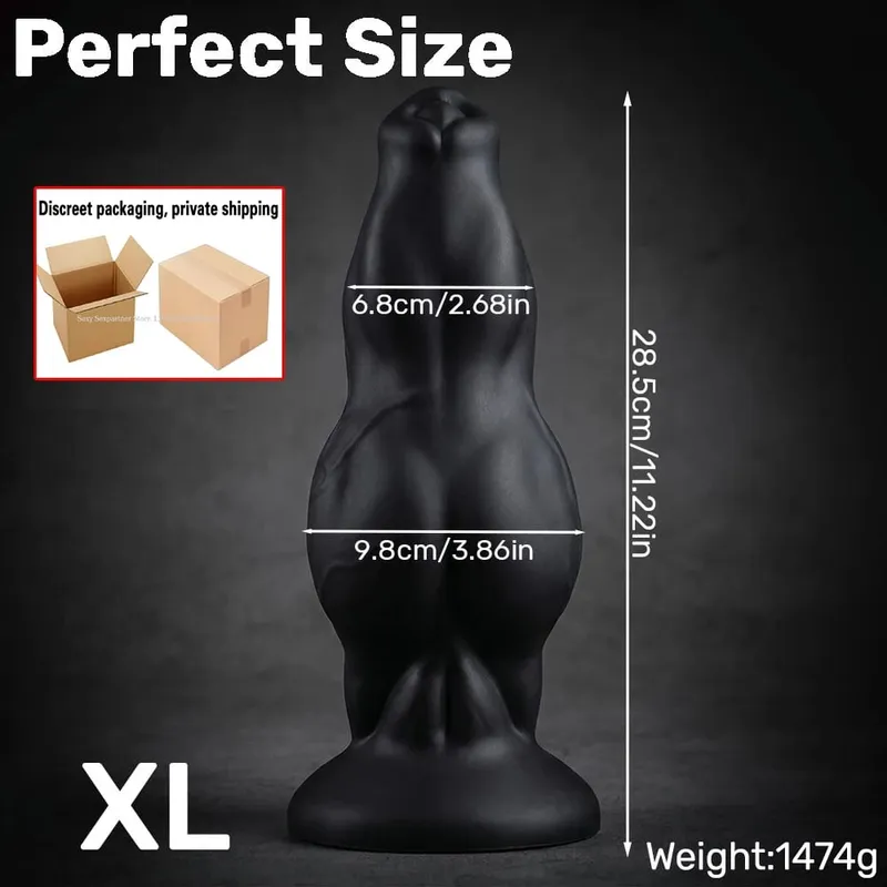 NEW Large Animal Penis Huge Dog Cock Dildo Suction Cup Masturbator Female Anal Butt Plug Big Anal Plug Adult Sex Toys Products — image 17