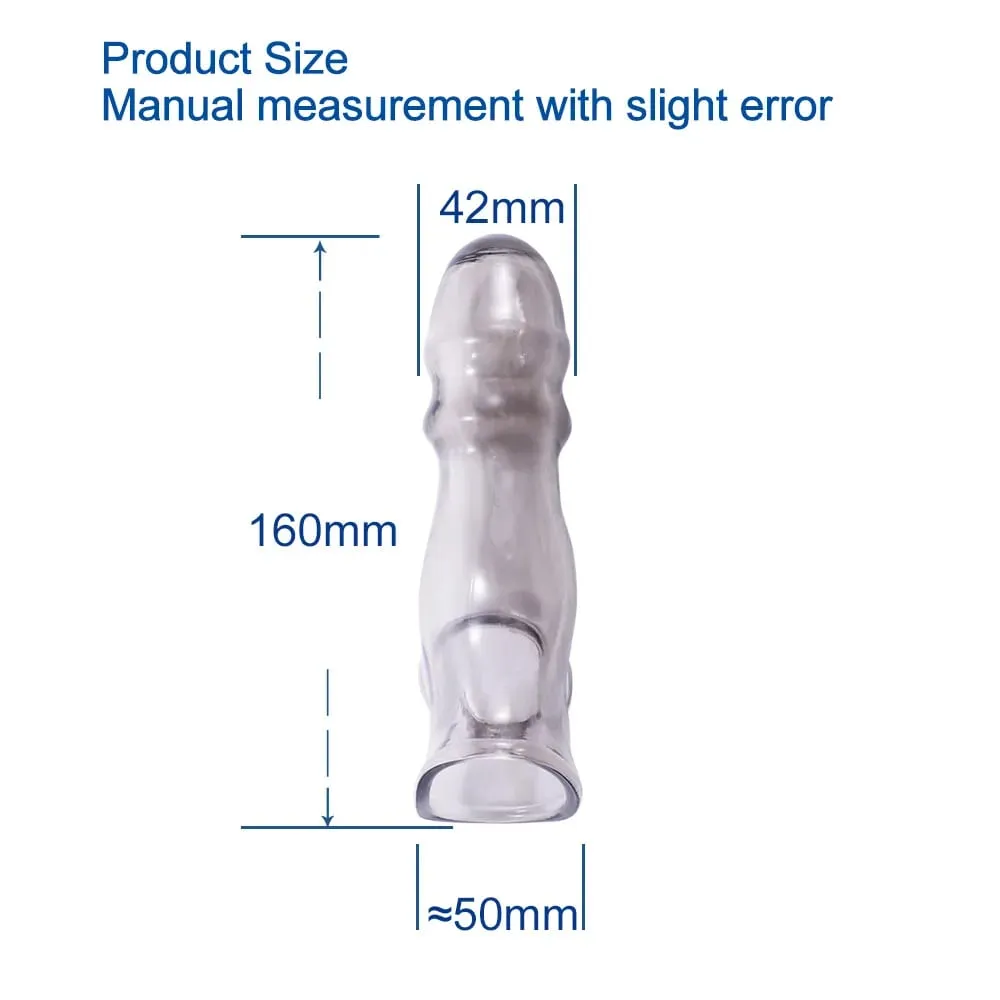 Male Masturbator Penis Delay Sleeve Erectile Enhancer High Elastic and Safer Condoms Sex Toy for Couple Erotic Sex Toys — image 3