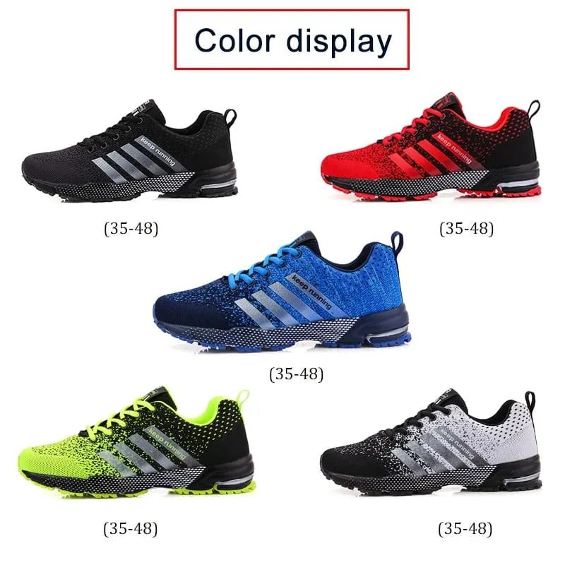 Tênis feminino novo respirável casual confortável estável absorção de choque luz sapatos esportivos tamanho 48 sapatos masculinos runing — image 2