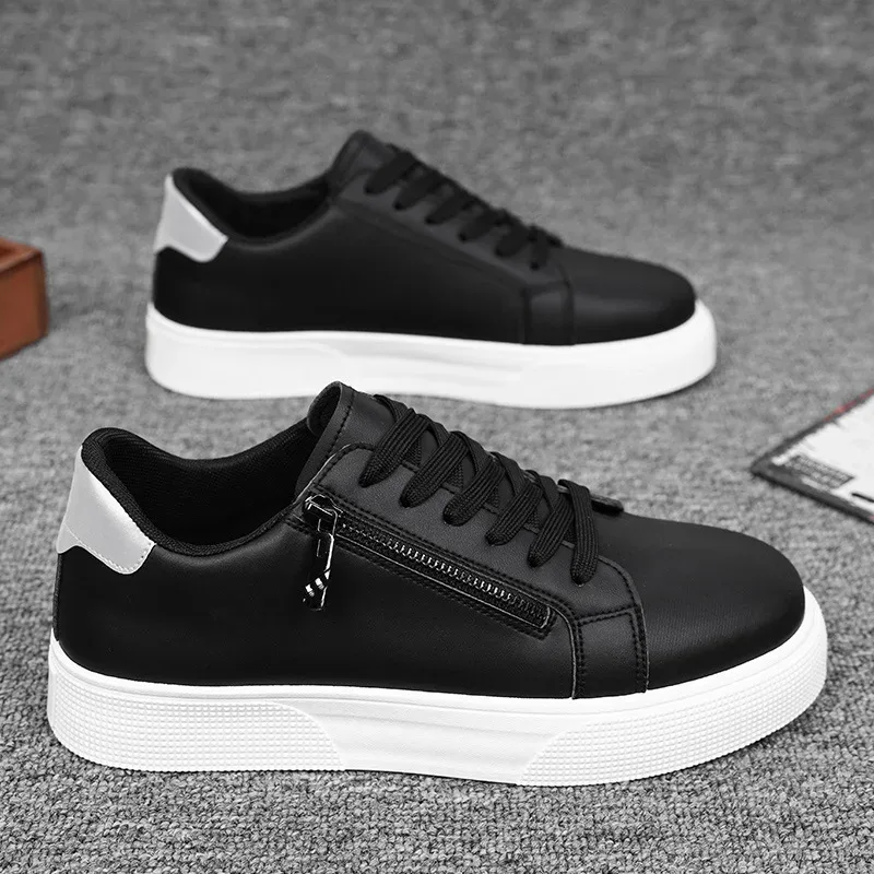 plus Size Men's Casual Work Shoes 2026 Spring Autumn Fashionable Versatile Youth Board Shoes Comfortable Slip-On Office Footwear — image 8