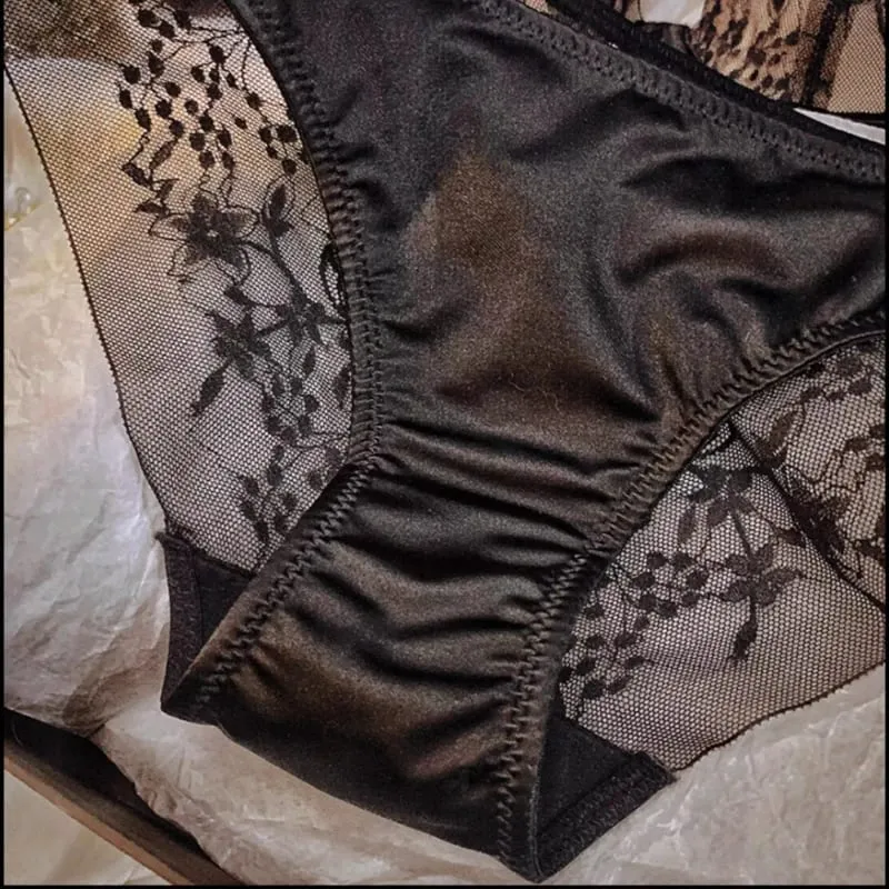 Hot Sale Summer French Lace Bra Set Women Wirefree Lift Support Small Bust Gathering Anti-Sagging Slim Soft Daily Intimates — image 11