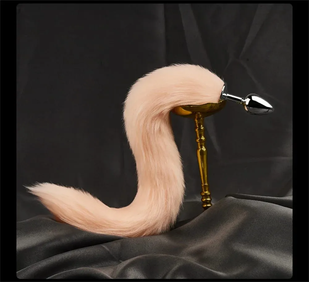Fox Tail Anal Plug Sex Anal Toy Butt Plug For Women Adult Sex Toy Stainles Steel Anal Plug Smooth Butt Plug Cosplay Sex Toy