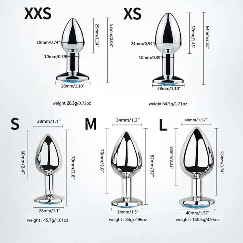 Stainless Steel round Butt Plug Anal Jewelry Stimulator Dildo for Couples Gay Sex Toys Adult Plug — image 4