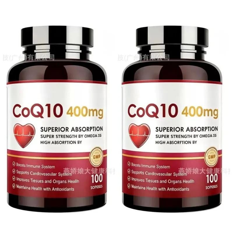 CoQ10 400mg Softgels with PQQ - High Absorption Coenzyme Q10 for Heart Health Energy & Immune Support Non-GMO Gluten Free 60ct — image 8