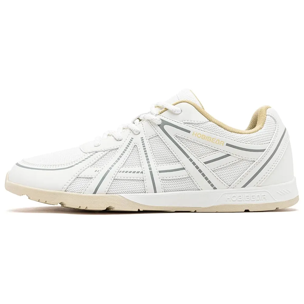 Wide Toe Box Walking Shoes Unisex Barefoot Cross Training Sneakers Classic Retro Lace-Up Running Shoes