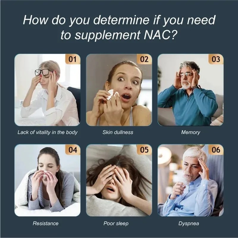 Greensure NAC glutation kapszula N-acetil-cisztein 1200 mg májtüdő támogatása | Az aminosav növeli a glutationt — image 6