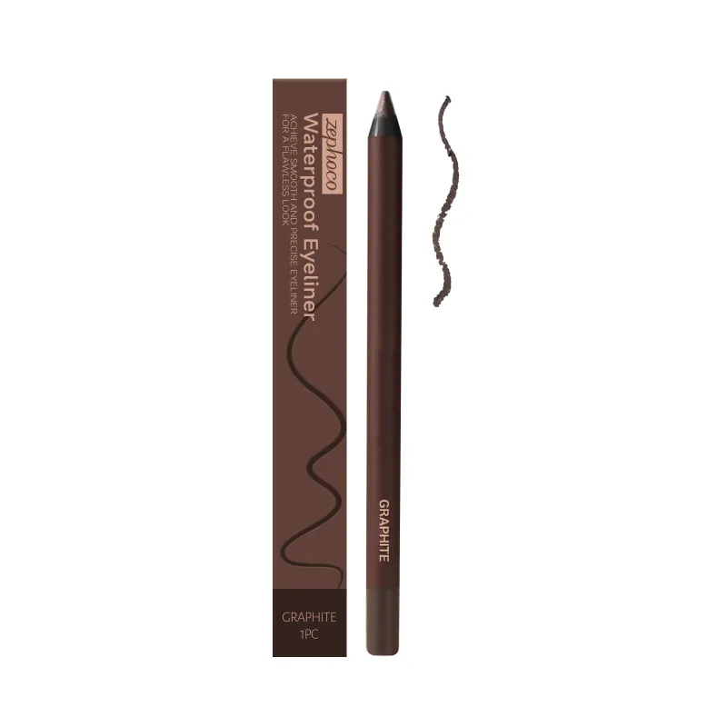 Zephoco Gel Eyeliner Pen Waterproof Smooth Eye Makeup Long Lasting Sweat Proof Oil Proof Smudge Proof Eye Liner Pencil Makeup