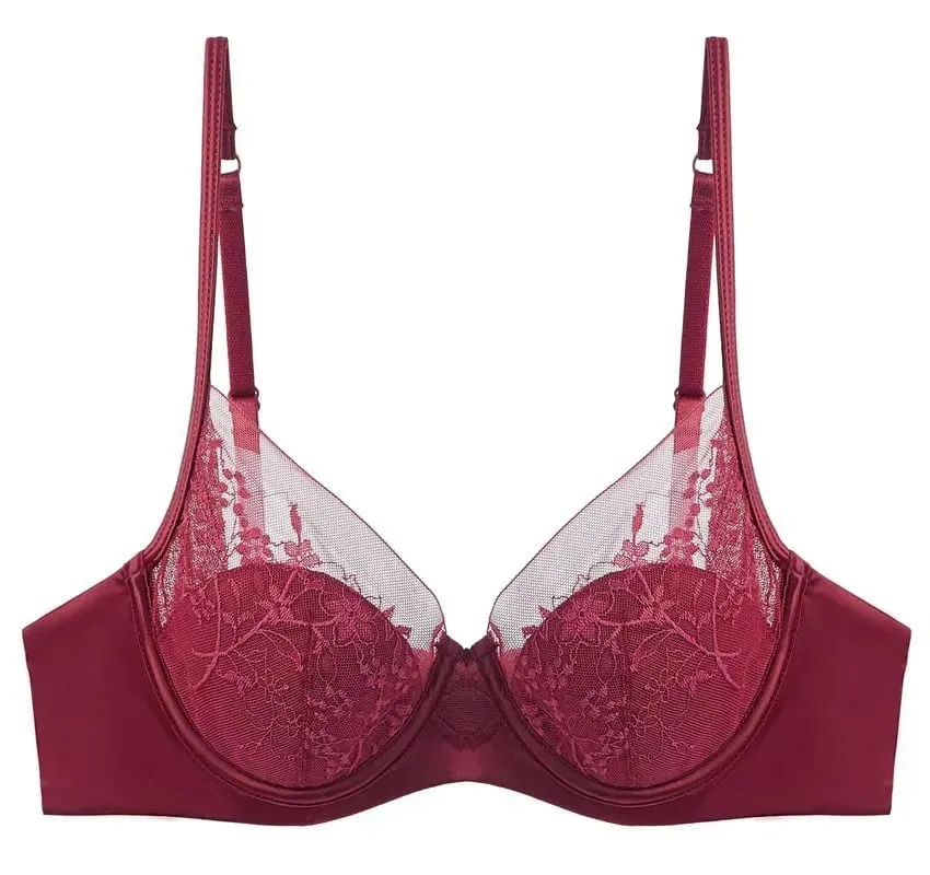 Bridal Festive Red Lace Intimates Kit Soft Underwire Thin Cup Push‑Up Support Lingerie Set For Small Bust 32‑38 Women Underwear — image 9
