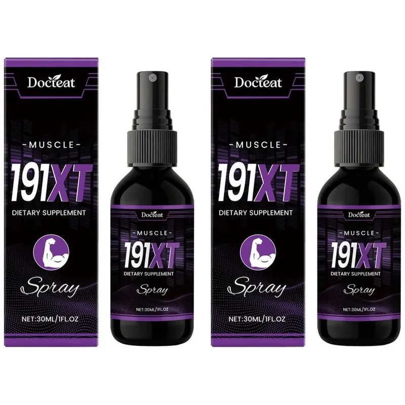 Spray muscular 191XT com vitamina B3 L-Arginina e extrato de Tribulus Terrestris para suporte muscular e resistência 30 ML — image 8