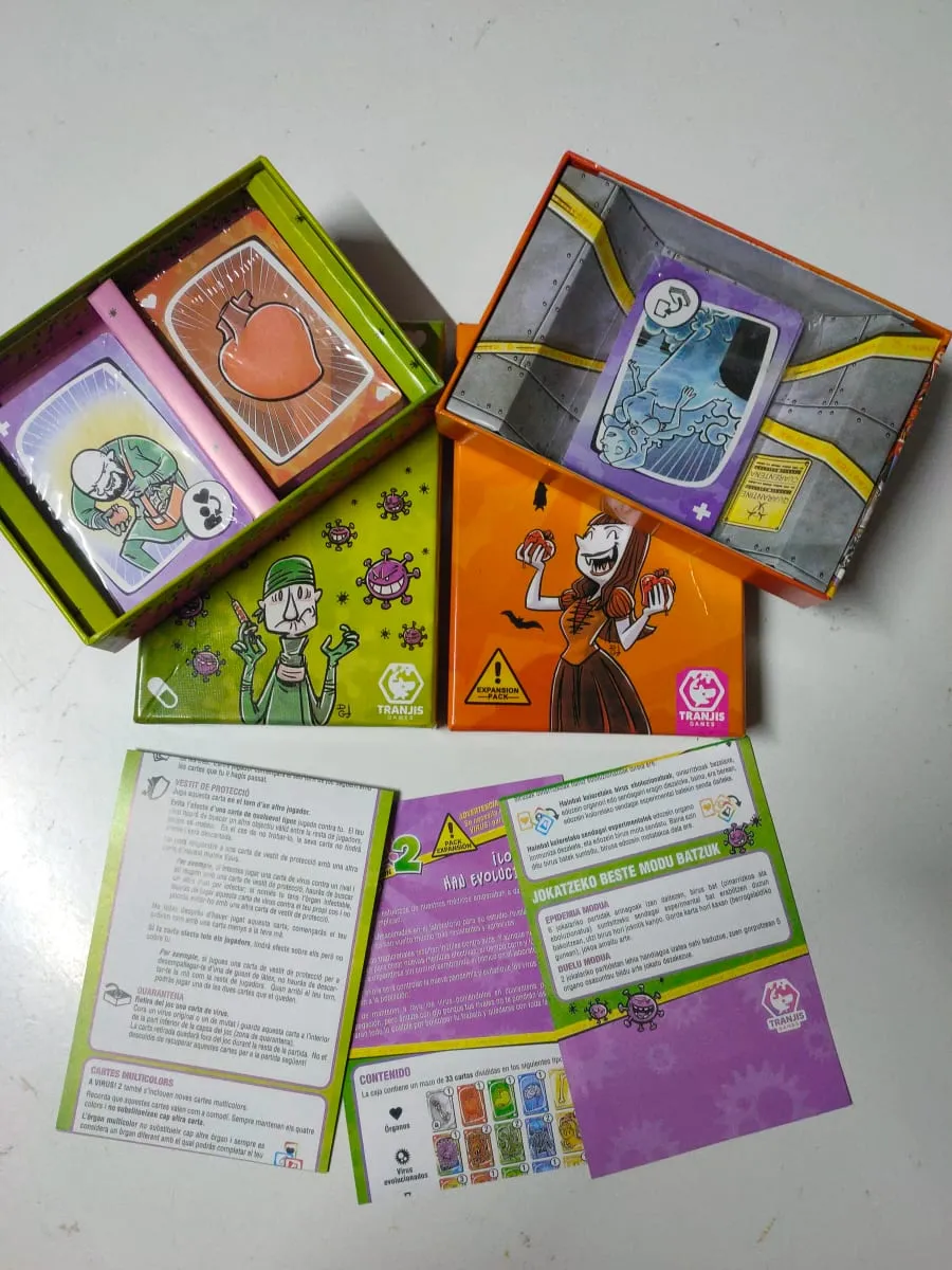 2026 Hot Selling Latest Virus Infected Card Game Card Interactive Toy Family Gathering Game Point. Card Game