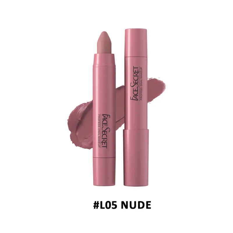 1 Stück wasserfester, matter Lippenstift mit langanhaltendem Finish, antihaftbeschichtet, leicht, Lippenstift, glatte Anwendung, Lippen-Kombi-Set