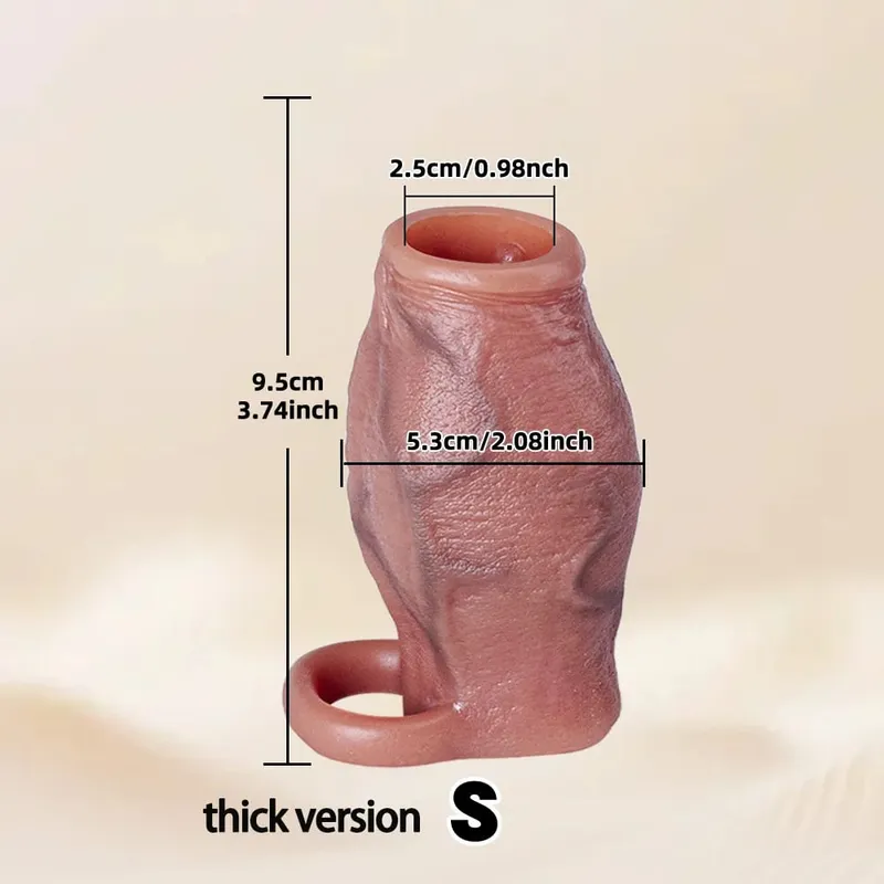 Man Dick Enlargement Semen Lock Ring For Men Delayed Ejaculation Soft Silicone Penis Sleeve Hollow Cock Ring Adult 18+ Sex Toy — image 10